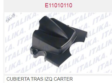 CUBIERTA TRASERA IZQ DE CARTER
