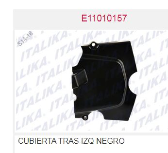 CUBIERTA TRASERA IZQ NEGRO