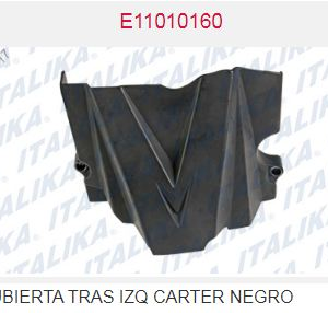 CUBIERTA TRAS IZQ DE CARTER NEGRO