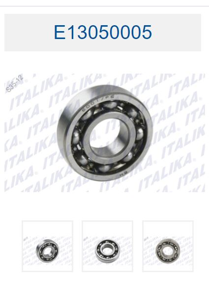 BALERO RADIAL DE BOLAS 6001