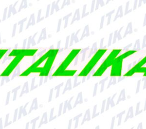 LOGO ITALIKA AMORTIGUADOR VERDE LIMON