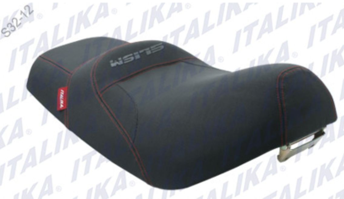 ASIENTO NEGRO/ROJO