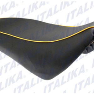 ASIENTO NEGRO LINEA AMARILLA