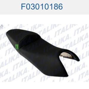 ASIENTO NEGRO COSTURA VERDE
