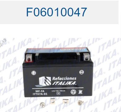 BATERIA ITALIKA MF-FA IYTX7A-BS