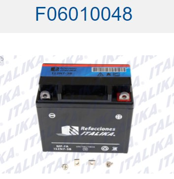 BATERIA ITALIKA MF-FA I12N7-3B