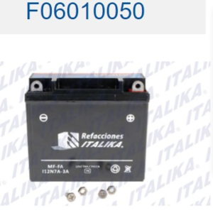BATERIA ITALIKA MF-FA I12N7A-3A