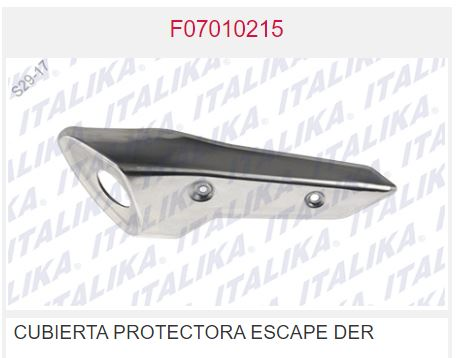 CUBIERTA PROTECTORA ESCAPE DER