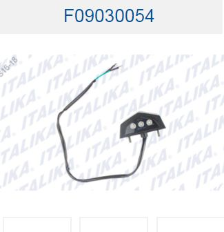 CONJUNTO LUZ PORTAPLACA