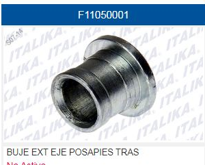 BUJE EXT EJE POSAPIES TRAS