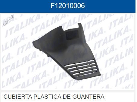 CUBIERTA PLASTICA DE GUANTERA
