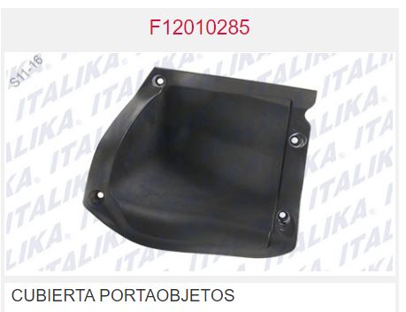 CUBIERTA PORTAOBJETOS