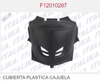 CUBIERTA PLASTICA DE CAJUELA