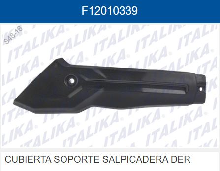 CUBIERTA SOPORTE GUARDAFANGO DER