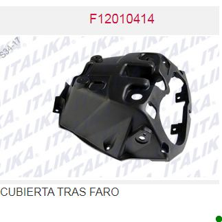 CUBIERTA TRASERA DE FARO