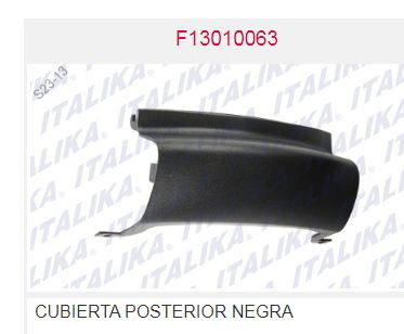 CUBIERTA TRASERA NEGRA