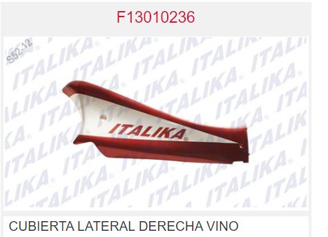 CUBIERTA LATERAL DER VINO