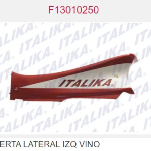 CUBIERTA LATERAL IZQ VINO