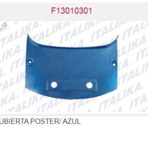 CUBIERTA TRASERA AZUL