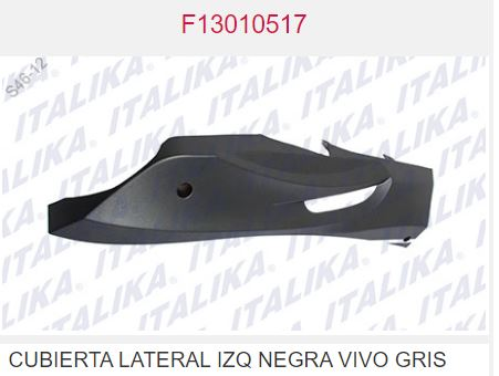 CUBIERTA LAT IZQ NEGRA/ROJA