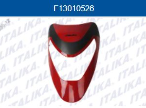 CUBIERTA FRONT SUP ROJO/NEGRO