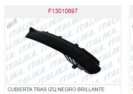 CUBIERTA TRASERA IZQ NEGRA