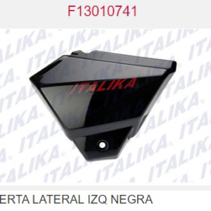 CUBIERTA LATERAL IZQ NEGRA