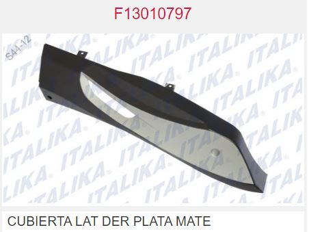 CUBIERTA LAT DER PLATA MATE