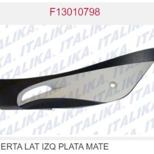 CUBIERTA LAT IZQ PLATA MATE