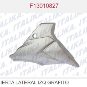 CUBIERTA LATERAL IZQ GRAFITO