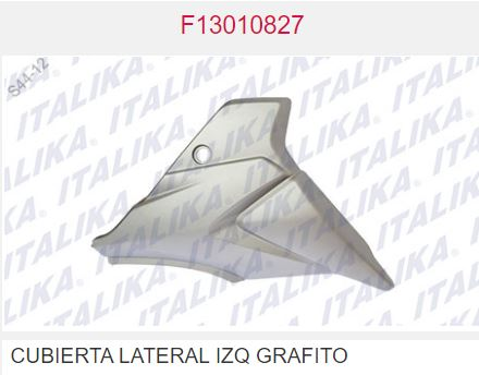 CUBIERTA LATERAL IZQ GRAFITO
