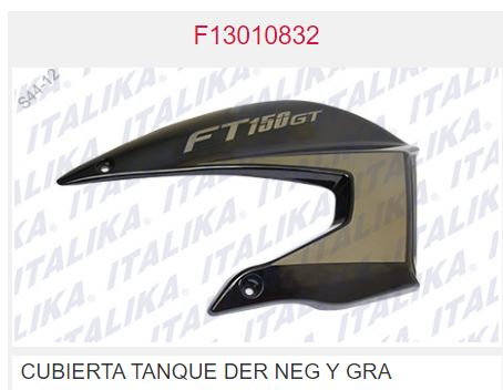CUBIERTA TANQUE DER NEG Y GRA