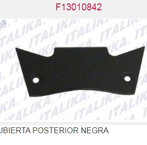 CUBIERTA TRASERA NEGRA