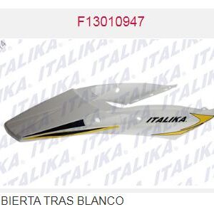 CUBIERTA TRASERA BLANCA