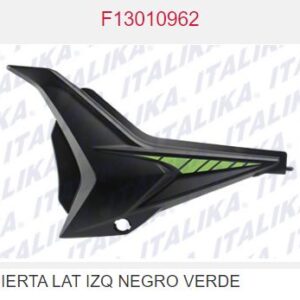 CUBIERTA LAT IZQ NEGRO VERDE