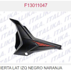 CUBIERTA LAT IZQ NEGRO NARANJA