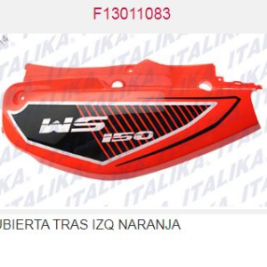 CUBIERTA TRAS IZQ NARANJA