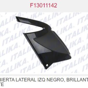 CUBIERTA LAT IZQ NEGRO, BRILLANTE Y MATE