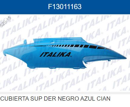 CUBIERTA SUP DER NEGRO AZUL CIAN