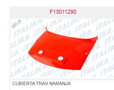 CUBIERTA TRASERA NARANJA