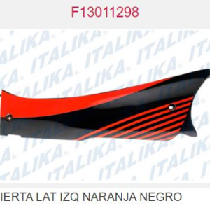 CUBIERTA LAT IZQ NARANJA NEGRO