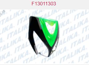 CUBIERTA FRONTAL NEGRO VERDE