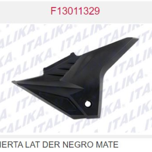 CUBIERTA LAT DER NEGRO MATE