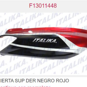 CUBIERTA SUP DER NEGRO ROJO