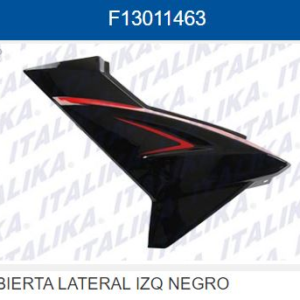 CUBIERTA LATERAL IZQ NEGRO