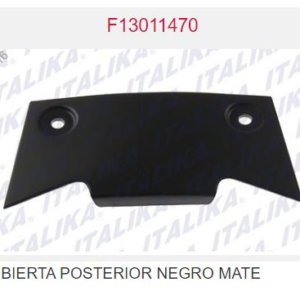 CUBIERTA POSTERIOR NEGRO MATE