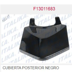 CUBIERTA TRASERA NEGRO