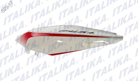 CUBIERTA DE COLA IZQ BLANCO ROJO