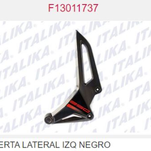 CUBIERTA LATERAL IZQ NEGRO