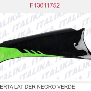 CUBIERTA LAT DER NEGRO VERDE